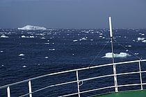 The Irminger Sea seen from the research vessel MARIA S. MERIAN. It is one of the few regions in the world where deep convection occurs. The process is a key component global ocean circulation system. Photo: Arne Bendinger / GEOMAR