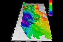 Map of the Hatiba Deep in the Red Sea, based on data from the multi beam echo sounder of RV POSEIDON.