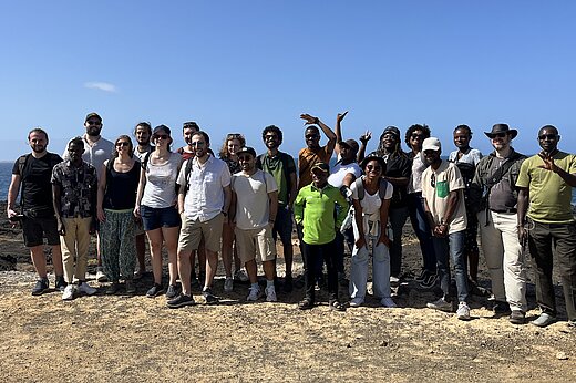 A group of people during a field trip