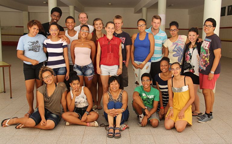 Teilnehmer und Betreuer der Sommerschule des SFB 754. Foto: J. Dengg, GEOMAR.