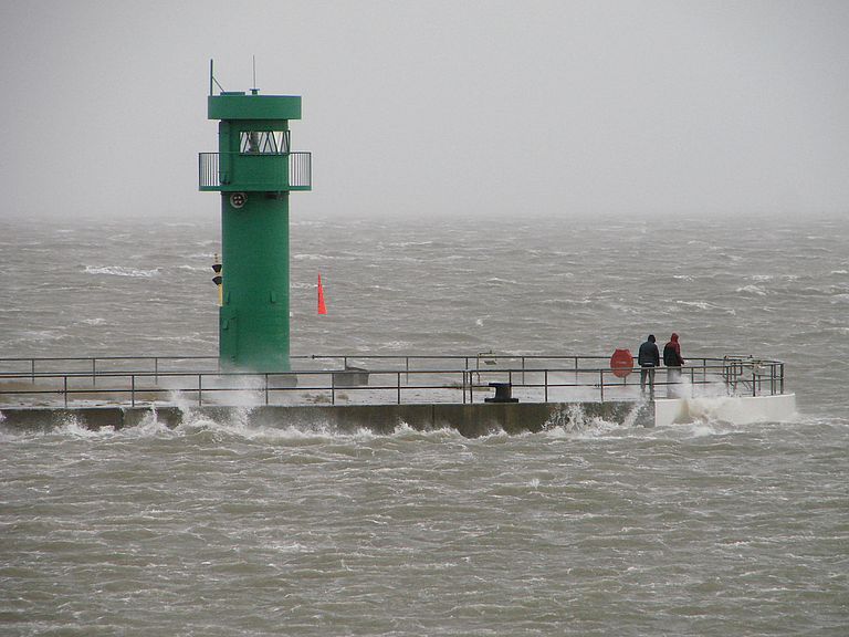 Lighthouse in Büsum (Schleswig-Holstein, Germany). Sea level rise significantly differs from one coast to another. Photo: Klaus Heinrich Vanselow, Copyright: Uni Kiel / FTZ Westküste
