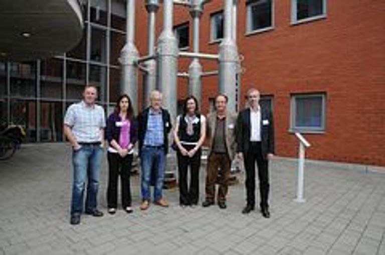 ECO2's Steering Committee: Dr. Steve Widdicombe, Sharnie Finnerty, Martin Hovland, Rachael James, Prof. Dr. Klaus Wallmann, Prof. Dominique Durand (left to right). Photo: Maike Nicolai, IFM-GEOMAR