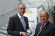 Dr. Lothar Stramma with award presenter Dr. Hein Dieter Behr. Photo: private