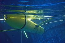 Glider under water. Photo: Holger v. Neuhoff, IFM-GEOMAR