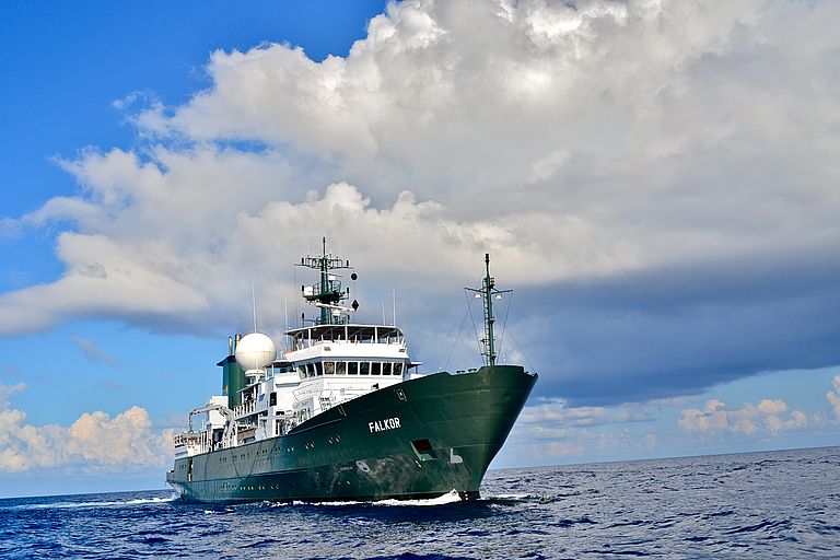 Das Forschungsschiff FALKOR. Foto: Schmidt Ocean Institute