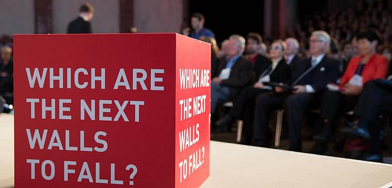 [Translate to English:] Falling Walls Conference.