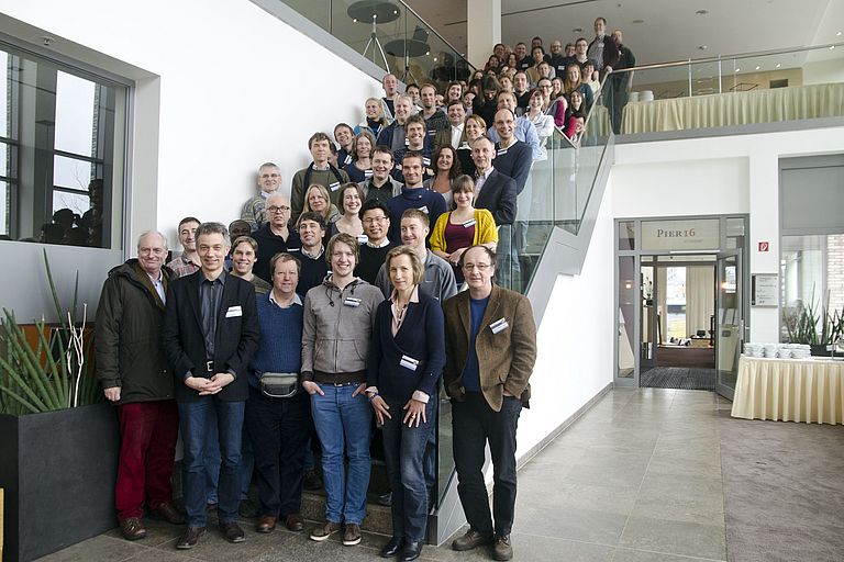 About 90 Members of the Collaborative Research Centre 754 met in Kiel last week. Here they  exchanged preliminary results and planned further analyses and measurement campaigns. Photo: J. Steffen, GEOMAR