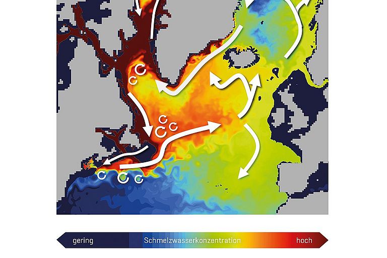 Visualisierung eines Modells des Nordatlantiks. Modellierung und Visualisierung: Torge Martin / GEOMAR 