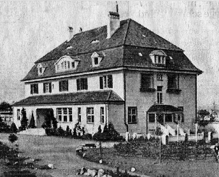 1. Standort des Instituts für Meereskunde in Kitzeberg (zerstört 1944). Quelle: Archiv GEOMAR.