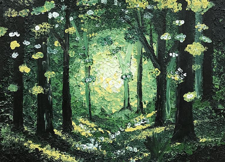 "Der Wald", Clara Obermann ( 11 Jahre)