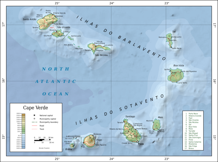 Die Kapverden vor der Westküste Afrikas sind für viele Forschungsthemen rund um globale Umweltveränderungen eine Schlüsselregion.