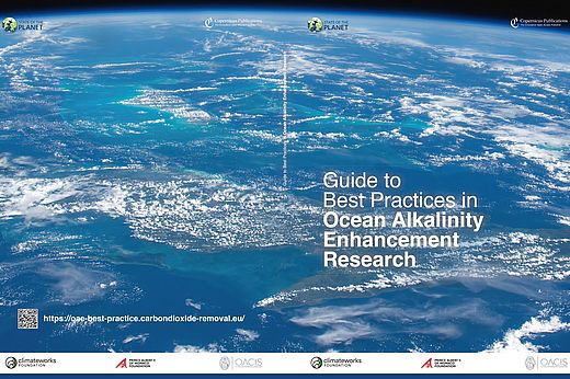 Cover “Best Practices Guide to Ocean Alkalinity Enhancement research” 