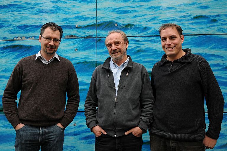 Prof. Alexander Proelß, Dr. Rainer Froese und Prof. Martin Quaas (von links) schlagen der EU ein neues Fischereimanagement vor. Foto: Maike Nicolai, IFM-GEOMAR