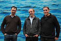 Prof. Alexander Proelß, Dr. Rainer Froese und Prof. Martin Quaas (von links) schlagen der EU ein neues Fischereimanagement vor. Foto: Maike Nicolai, IFM-GEOMAR