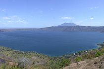 The Apoyo Caldera in Nicaragua was the site of a major volcanic eruption 24,500 years ago. New research suggests the eruption, and others like it, could have released gases that temporarily depleted the ozone layer. Photo: S. Kutterolf, GEOMAR