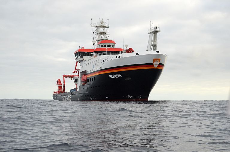 Das Forschungsschiff SONNE. Foto: Jan Steffen/GEOMAR