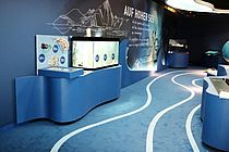 Blick in die Ausstellung auf der MS Wissenschaft. Foto: Jan Steffen, GEOMAR