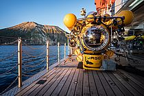 The submersible JAGO during the expedition AL533 off the Aeolian Islands. Photo: Nikolas Linke (CC BY 4.0)