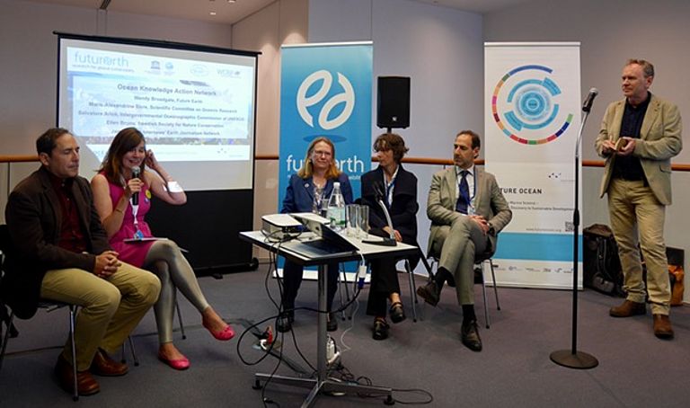 Präsentation des KAN-Netzwerkes in New York. Foto: Anke Schneider, Ozean der Zukunft