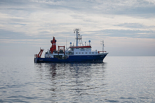Forschungsschiff ALKOR auf der Ostsee 