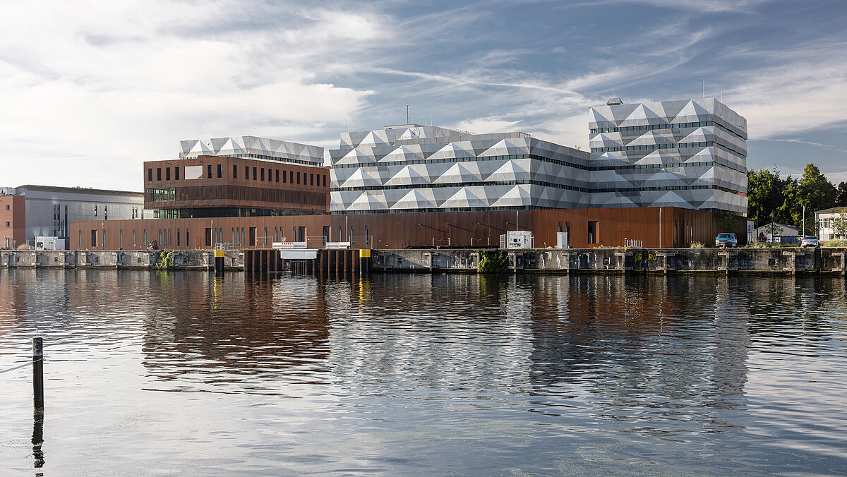 Der Neubau des GEOMAR am Kieler Ostufer. Foto: Lars Wiedemann