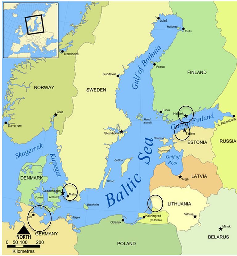 Das "Baltic Gender"-Netzwerk. Grafik: GEOMAR