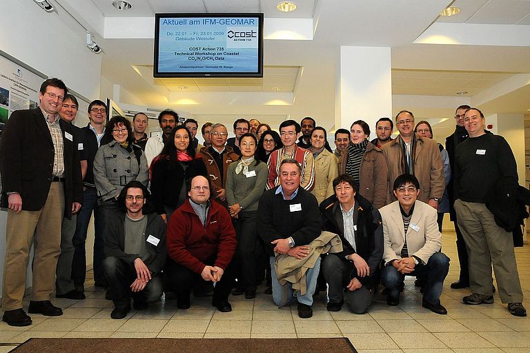 Die Teilnehmer des COST-Workshops am IFM-GEOMAR. Foto: J. Steffen, IFM-GEOMAR