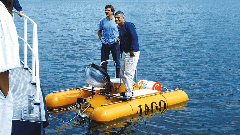 Am 17. August 1989 tauchte JAGO erstmals in sein Element ein. 