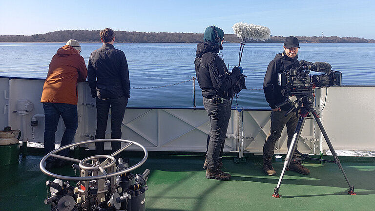 Public relations work at RECOVER also includes some lovely days out on the water. 
