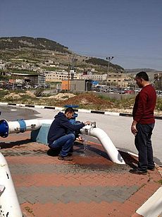 Sampling site near Nablus