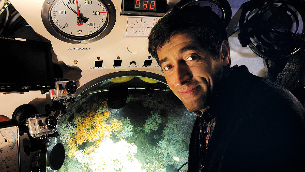 Ranga Yogeshwar im Tauchboot JAGO