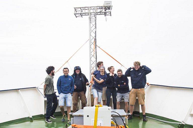 Research Team of the POS519 expedition. Photo: Lisa Hoffmann (CC BY 4.0)