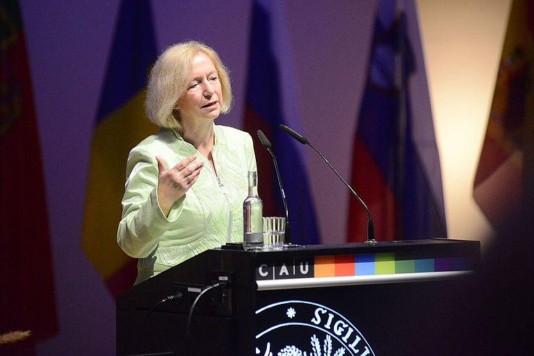 Bundesministerin für Bildung und Forschung Prof. Dr. Johanna Wanka. Foto: T. Eisenkrätzer.