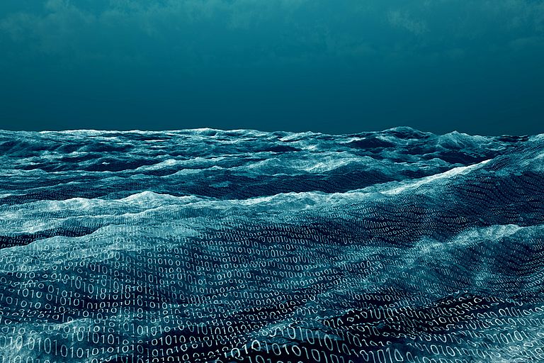 Ein Ozean voller Daten.