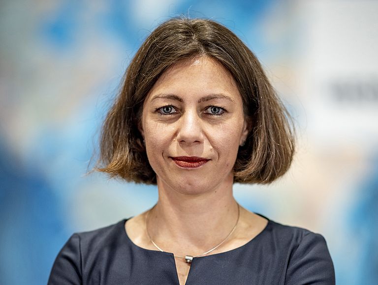 Professorin Dr. Katja Matthes, Direktorin des GEOMAR. Foto: picture alliance / dpa / Axel Heimken.