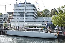 FS Eugen Seibold vor dem GEOMAR. Foto: T. Eisenkrätzer