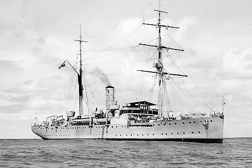 Originales schwarz-weiß Foto der Meteor I 