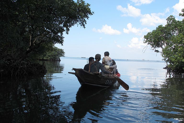 Andere Kultur, anderes Klima - Forschung zur Küstenökologie in Indonesien sieht manchmal anders aus als in Deutschland. GAME-Teilnehmer lernen mit diesen Unterschieden und miteinander zurecht zu kommen. Foto: GAME