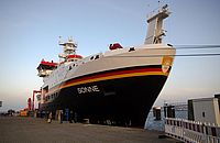 Letzte Station der Vorstellungsreise war der Ostseekai in Kiel. (Foto: J. Steffen, GEOMAR)