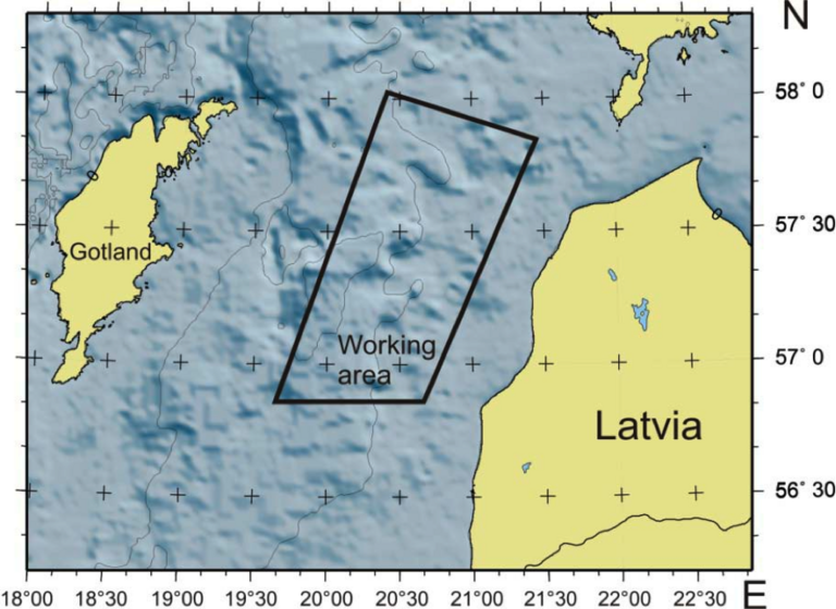 The working area of cruise AL422. Graphic: GEOMAR