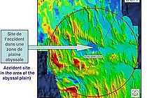 Fundstelle des verschollenen Airbus im Atlantik. Quelle: BEA.