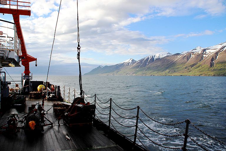 In transit from Akureyri to Grimsey in Eyjafjörður