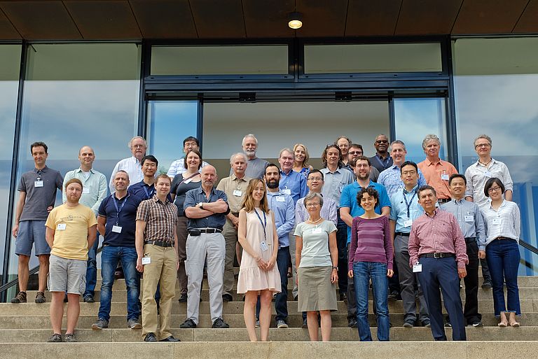 Participants of the OceanSITES conference in front of the Kiel Kunsthalle. Photo: Jan Steffen / GEOMAR
