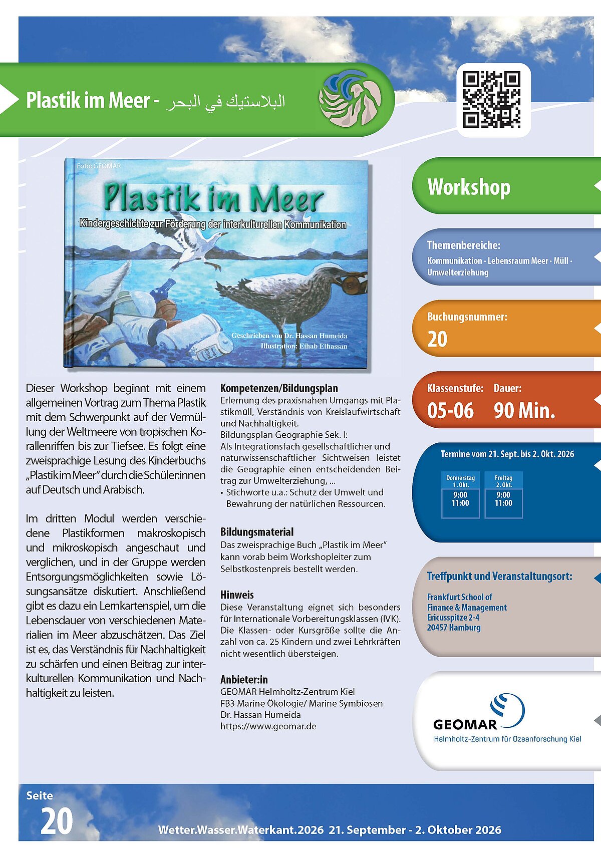 Programm Plastik im Meer