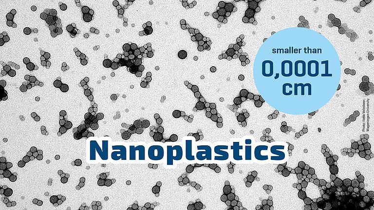 Nanoplastics: smaller than 0,0001 Centimeter (1 Micrometer) 