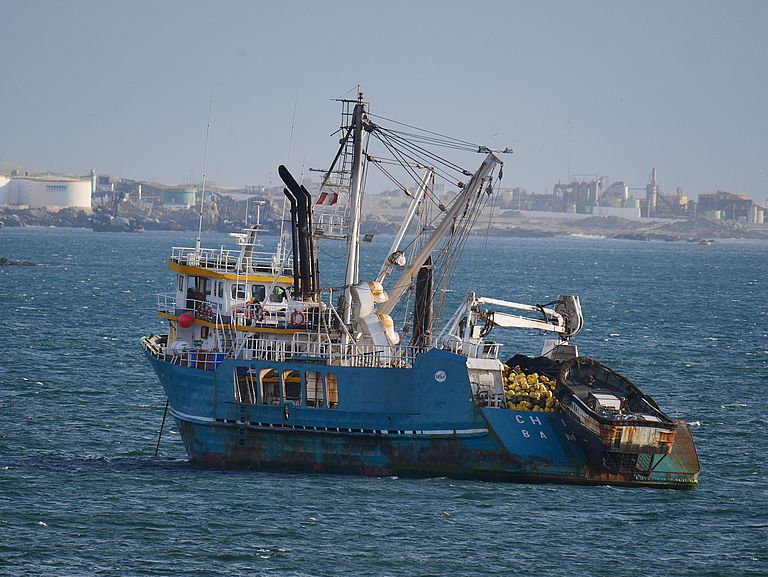 Fishing vessel off Peru
