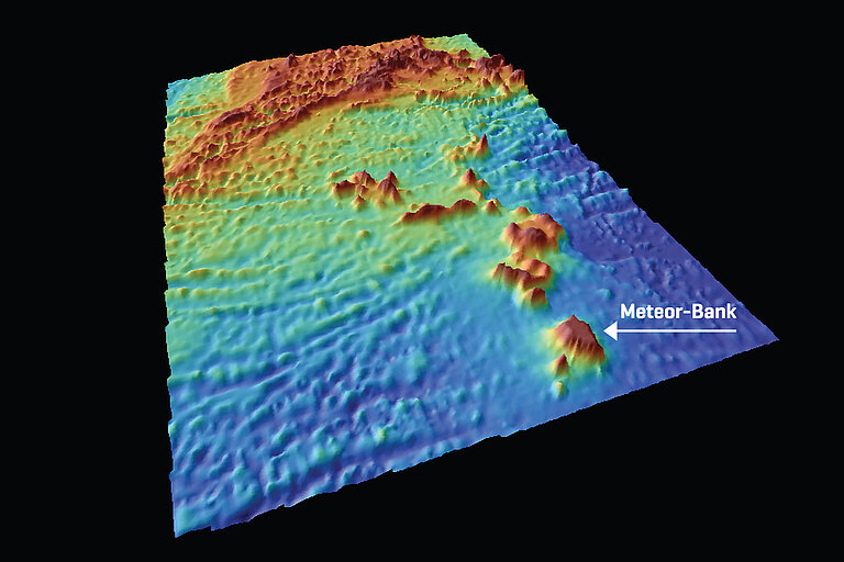 3D visualisation of the Meteor Bank