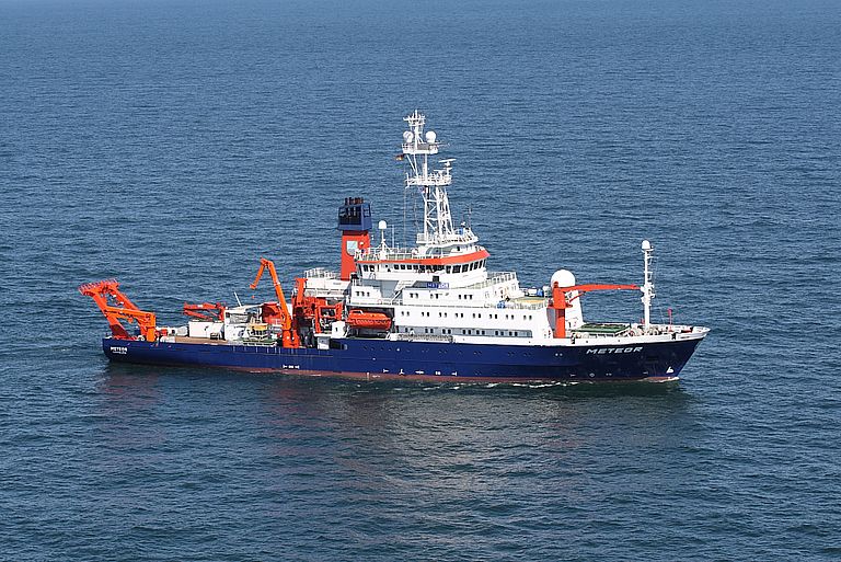 The METEOR is the third German research vessel with this name. Poto: Control Station German Research Vessels