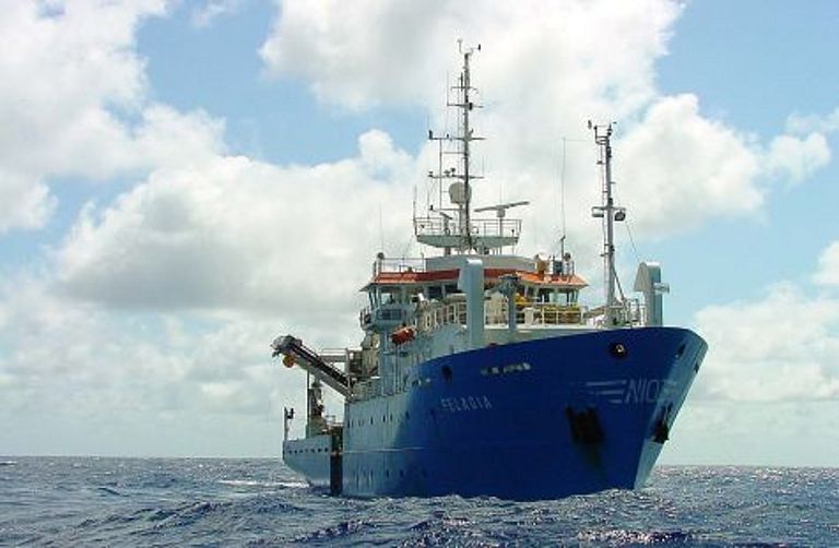 Das niederländische Forschungsschiff PELAGIA. Foto: NIOZ