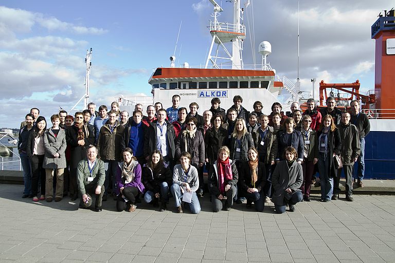 Die Teilnehmer des Auftakt-Workshops für das VALUE-Netzwerk am GEOMAR in Kiel. Foto: J. Steffen, GEOMAR